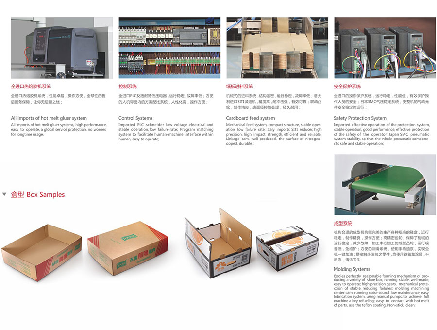 全自動食品包裝盒成型機 全自動食品包裝盒成(chéng)型機