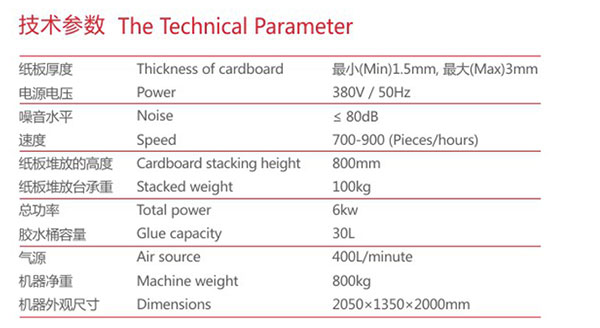 全自動鞋盒機參數(shù) 全自(zì)動鞋盒機參數