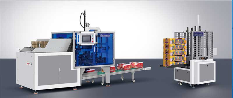 高速水果紙盒成型機